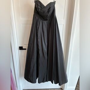 Andrew Adela black strapless gown size 8